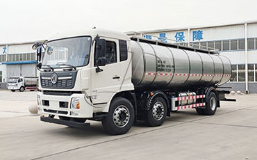 新鄉(xiāng)奶罐車采用CIP自動(dòng)清洗,360°無死角清洗